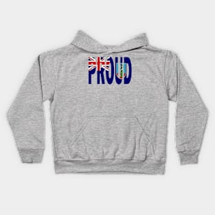 Montserrat Flag Designed in The Word Proud - Soca Mode Kids Hoodie